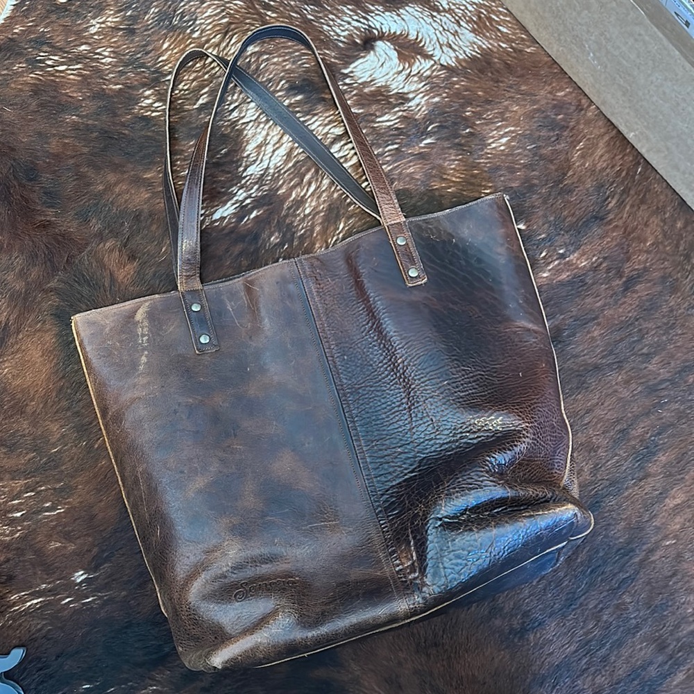 Sonora genuine leather tote bag